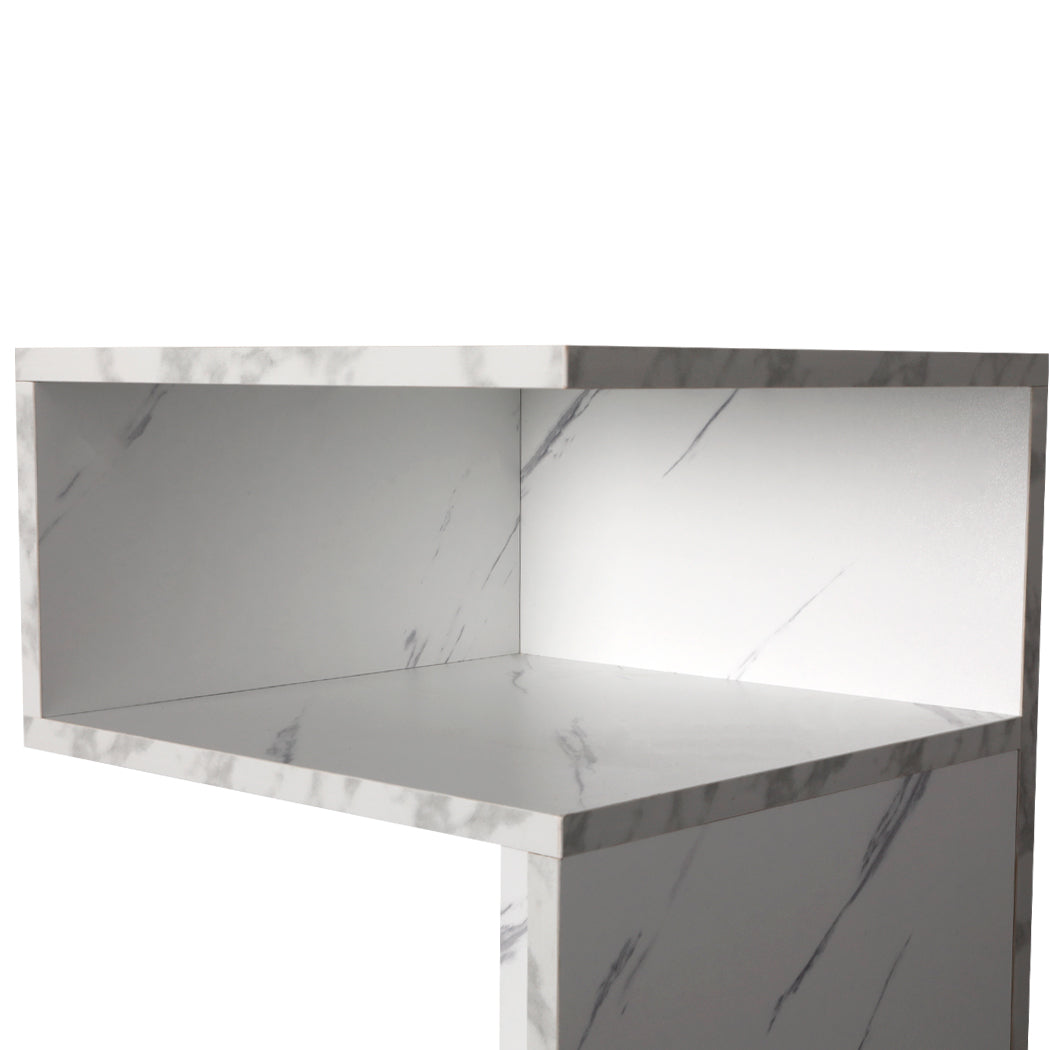 Levede 1xBedside Tables Drawers Side White-1864184439186264068