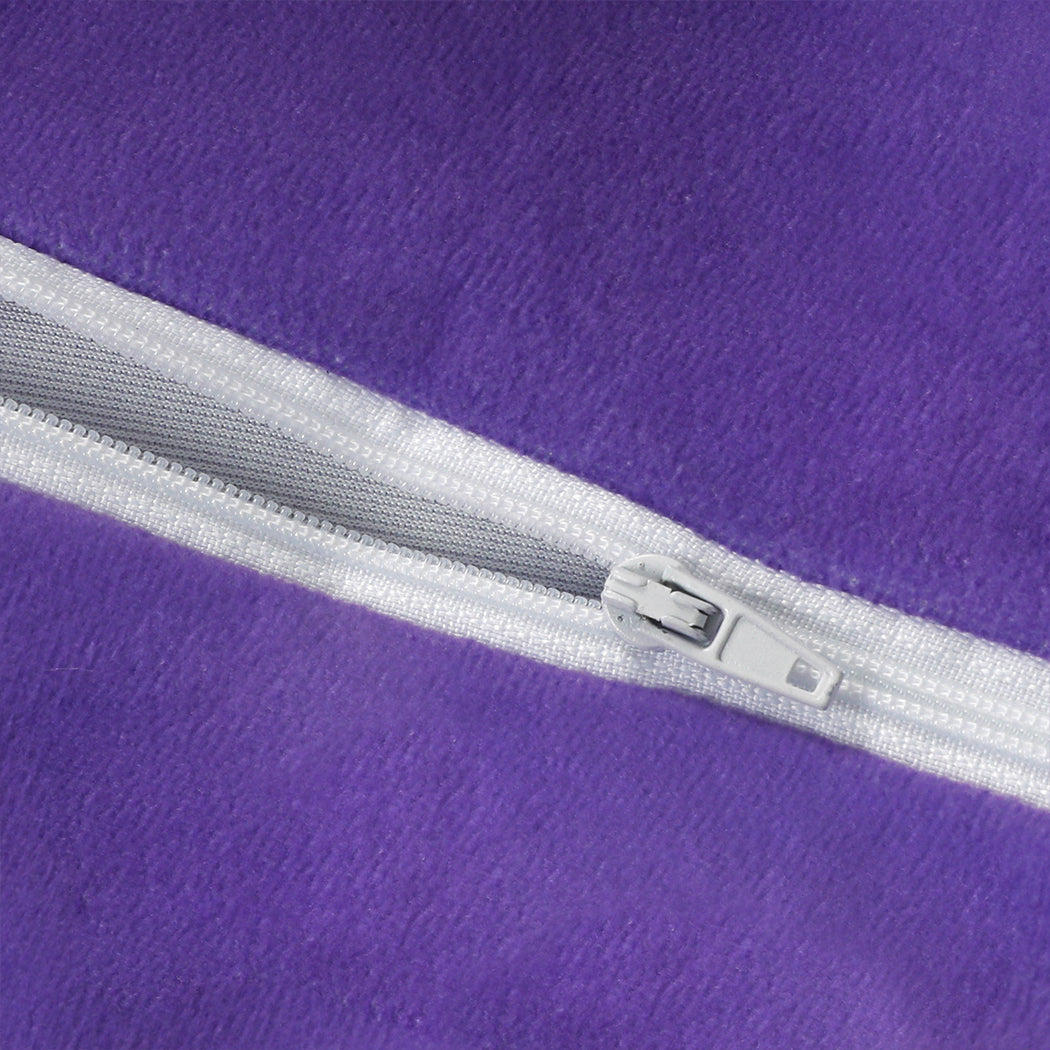 Dreamz Foldable Mattress Kids Pillow Purple Large-2065254548989153284