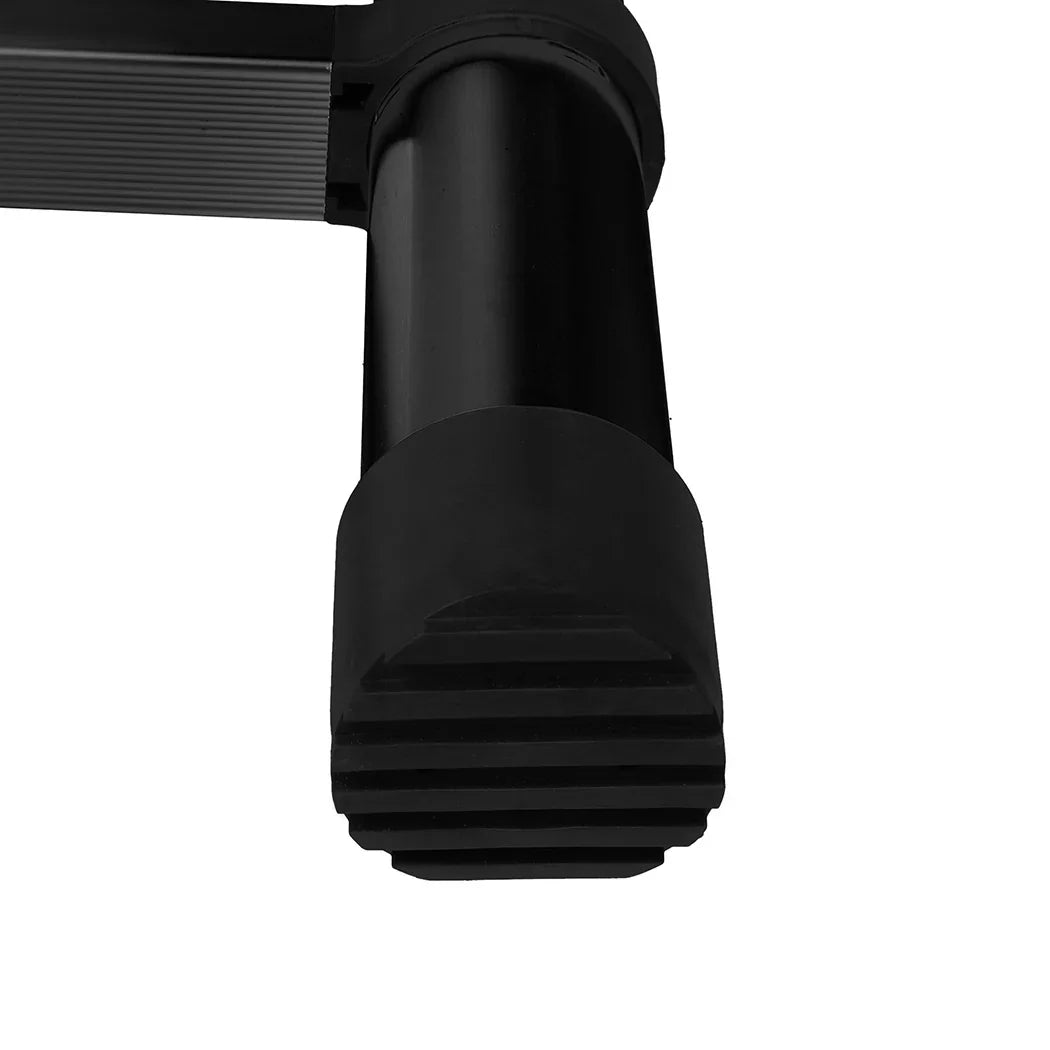 Traderight Multipurpose Aluminium Ladder Telescopic 2M Black 2 Meter-2006733179096010756