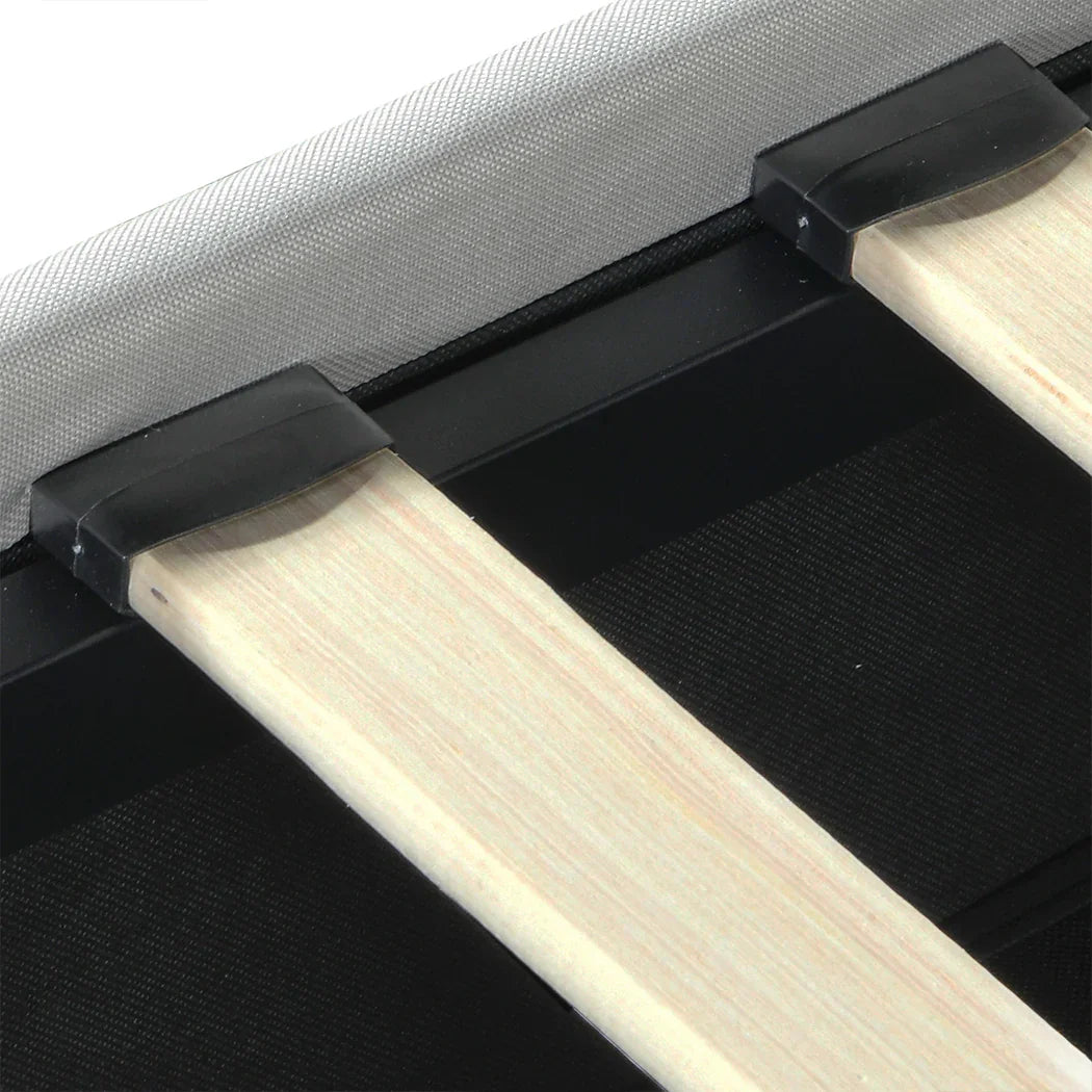 Levede Double Bed Frame RGB LED PU 4 Drawer USB-2006732834257113092