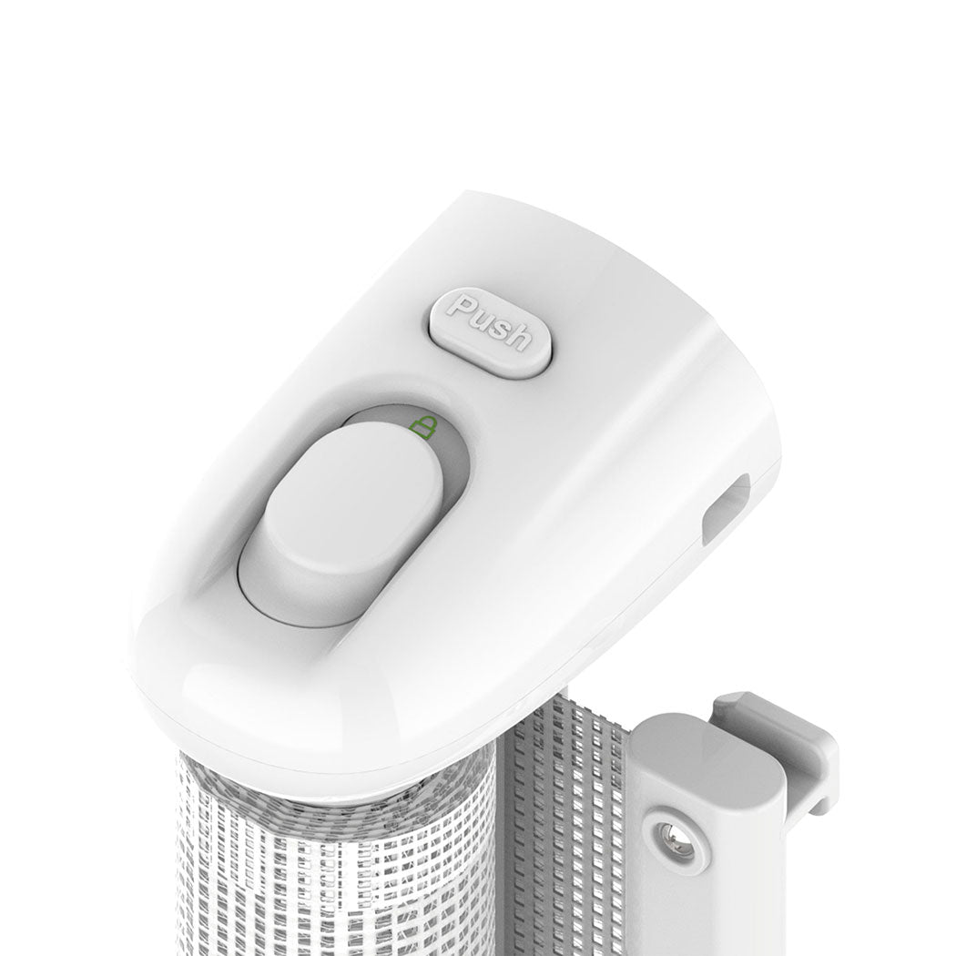 BoPeep Retractable Baby Safety Gates 300cm White 300 cm-1910112818754097156