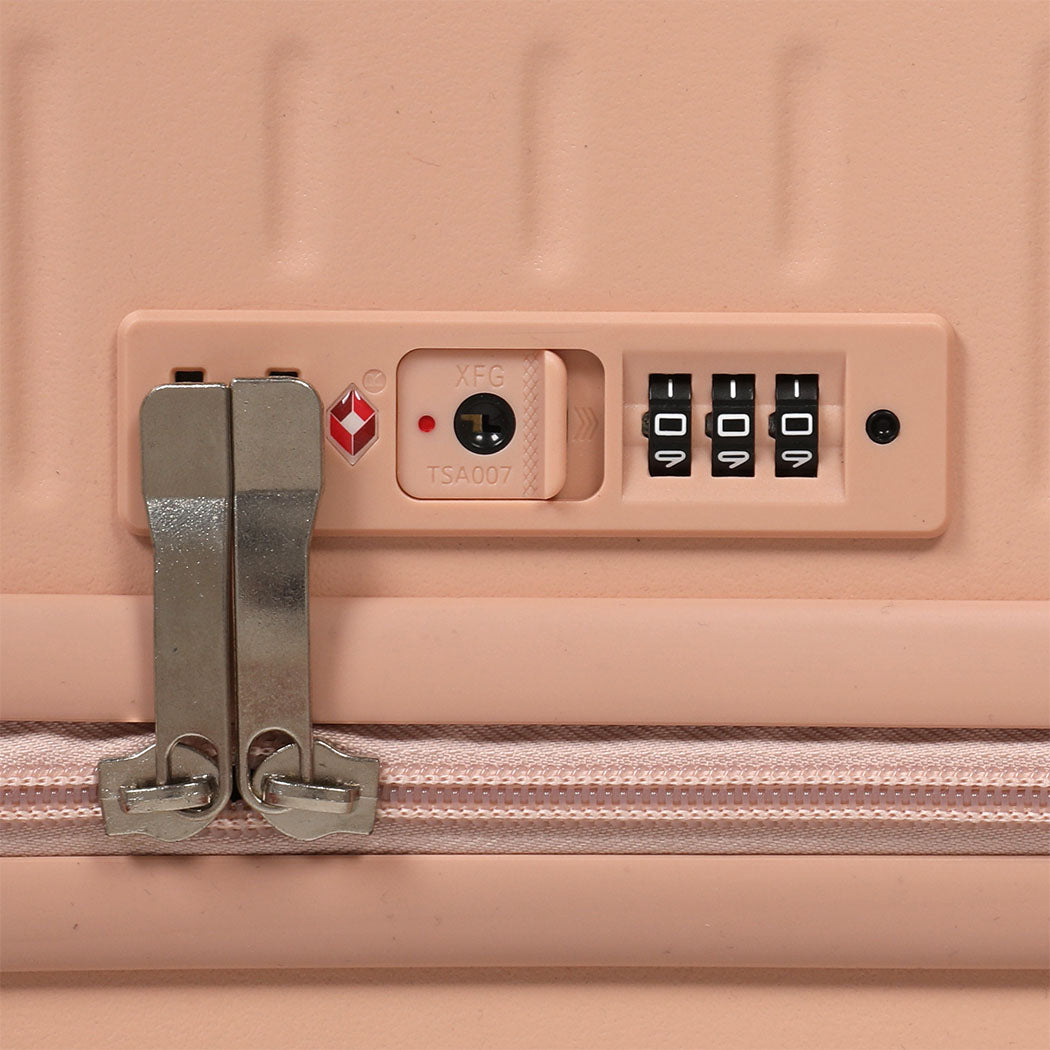 Slimbridge 20" Luggage Wide Handle TSA Lock Pink-1894516770576928772
