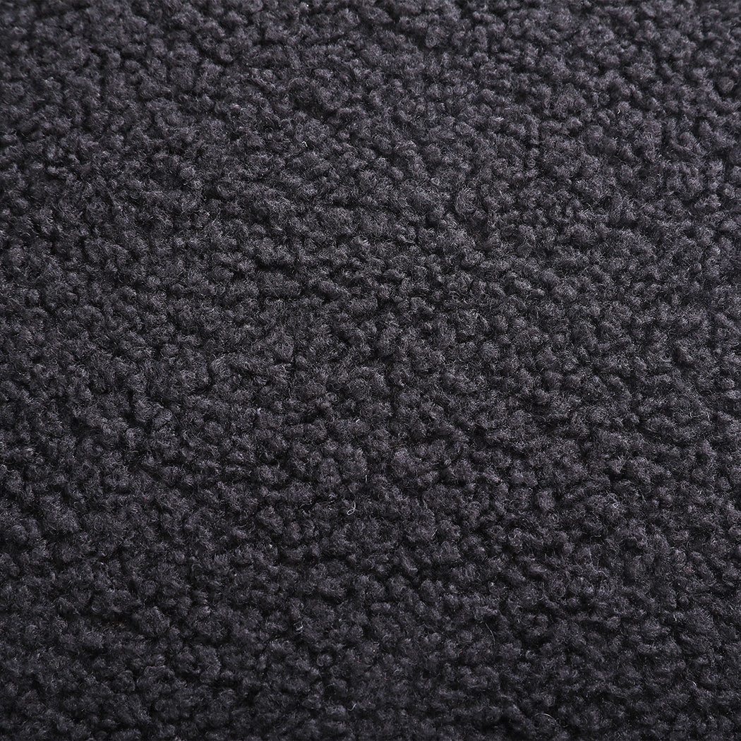 Levede Fleece Rocking Chair-1894516731142082564