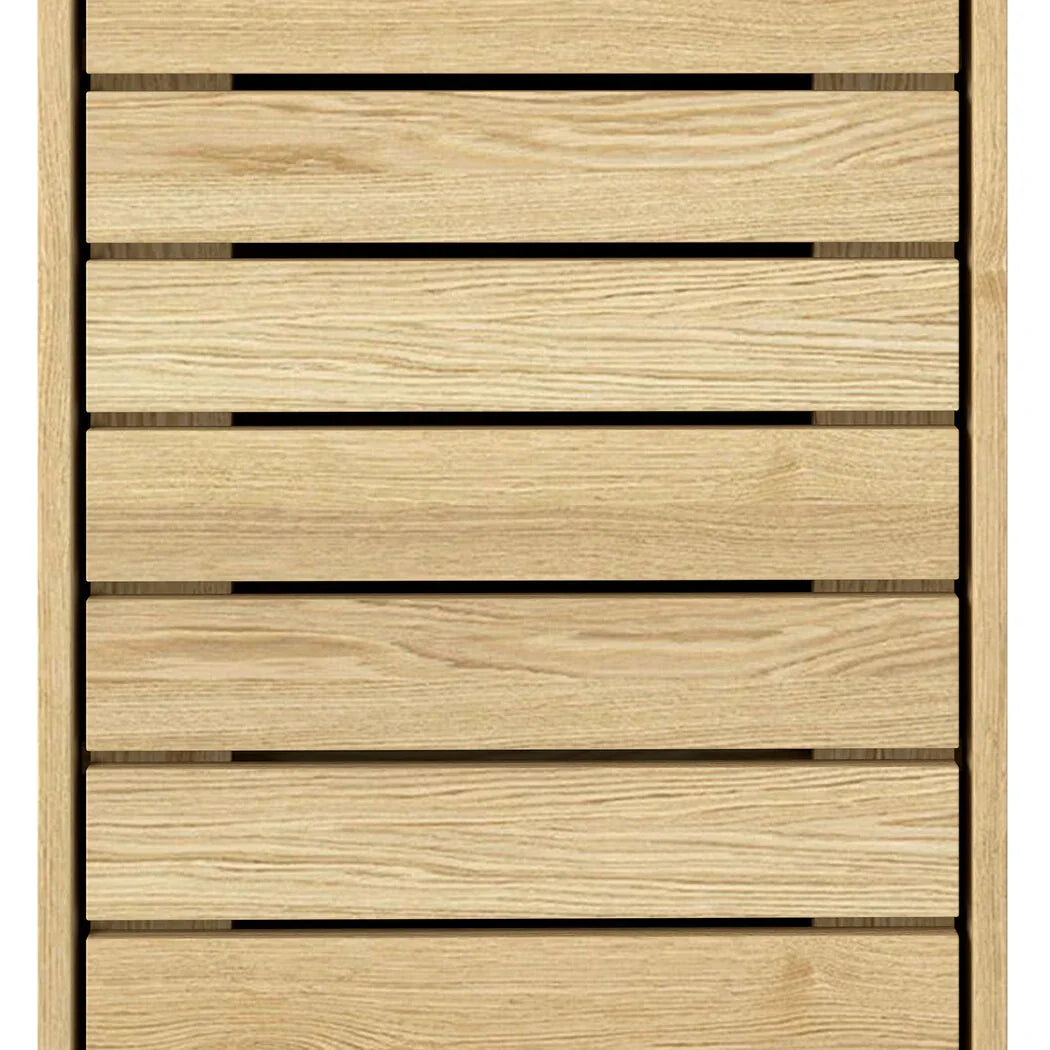 Levede Bathroom Storage Cabinet Handleless Wood Floor Shelf Unit Cupboard Oak-2050056757727858692