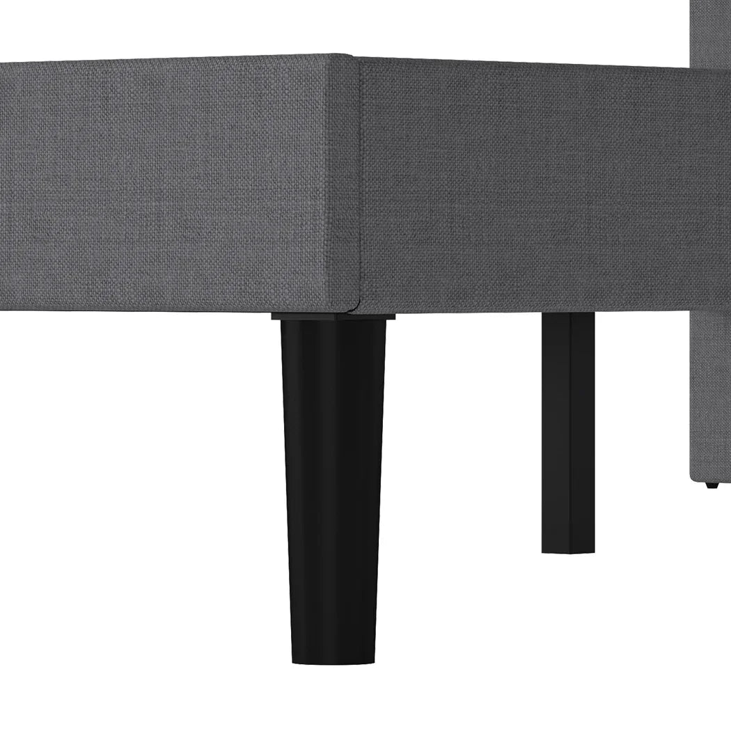 Levede Bed Frame Upholstered Platform Mattress Base Double-2050056909330976772