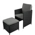 Levede 9PCS Outdoor Table Chair Set-2006733112737927172