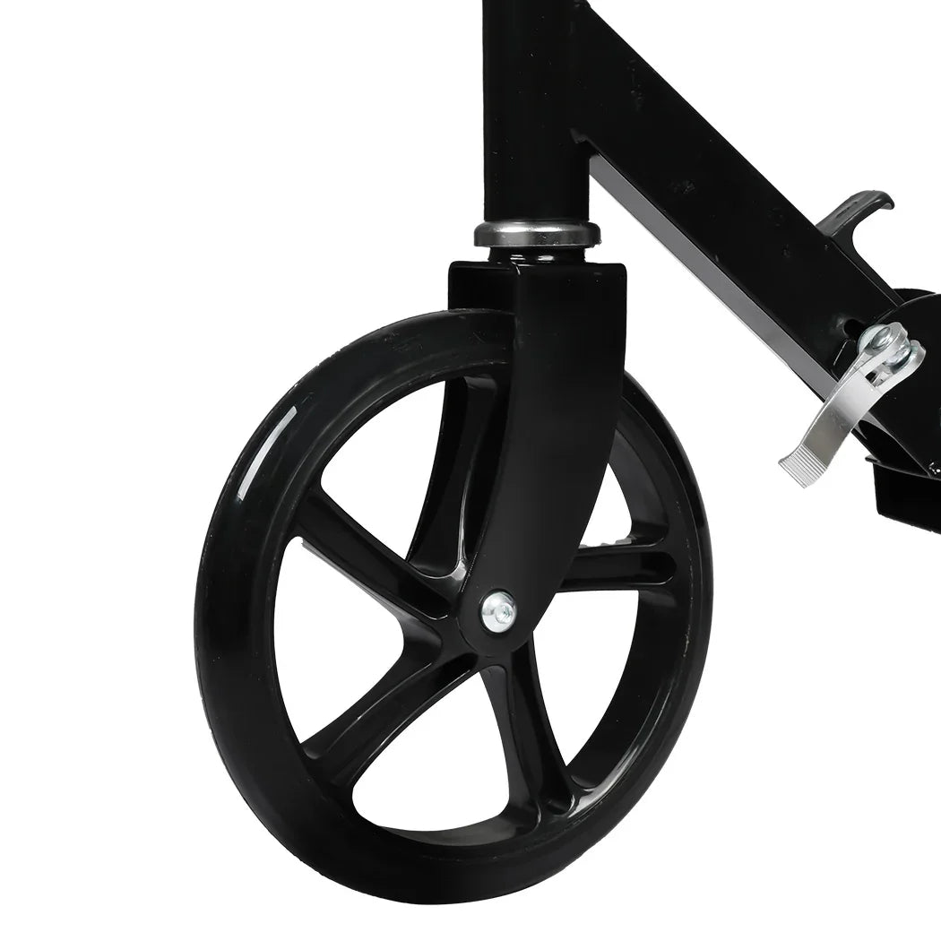 MONVELO Folding Scooter Dual Large Wheels Black-2029387212751245316