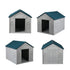 PaWz Dog Kennel Outdoor Indoor Pet Plastic L Blue-2018816810425651204