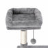 Pawz Cat Tree Cat Tower Multi-Level Cat Bed with Condo 125cm Plush Gray-2100034991957348356