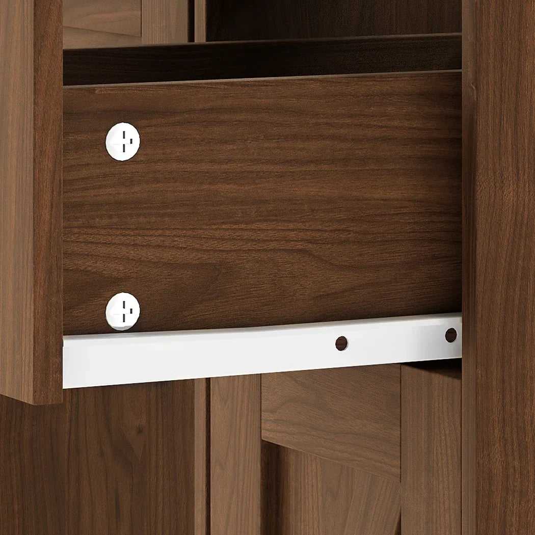 Levede Dressing Table LED Makeup Mirror Stool Set  Vanity Desk Cabinet 3 Drawers-2050056769220251652