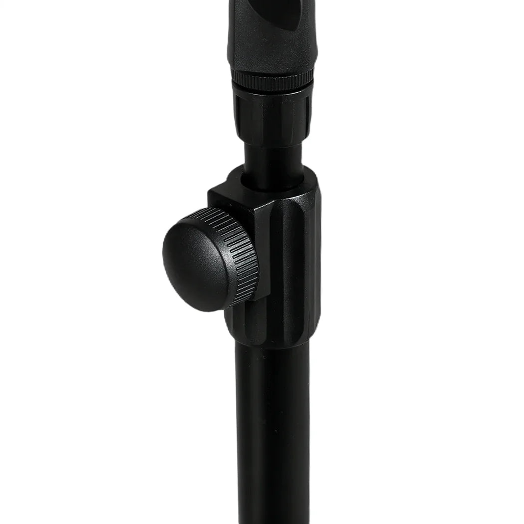 Levede Desktop Microphone Stand Adjustable Pop Filter Shock Mount Base Kit Black-2050056791613640708