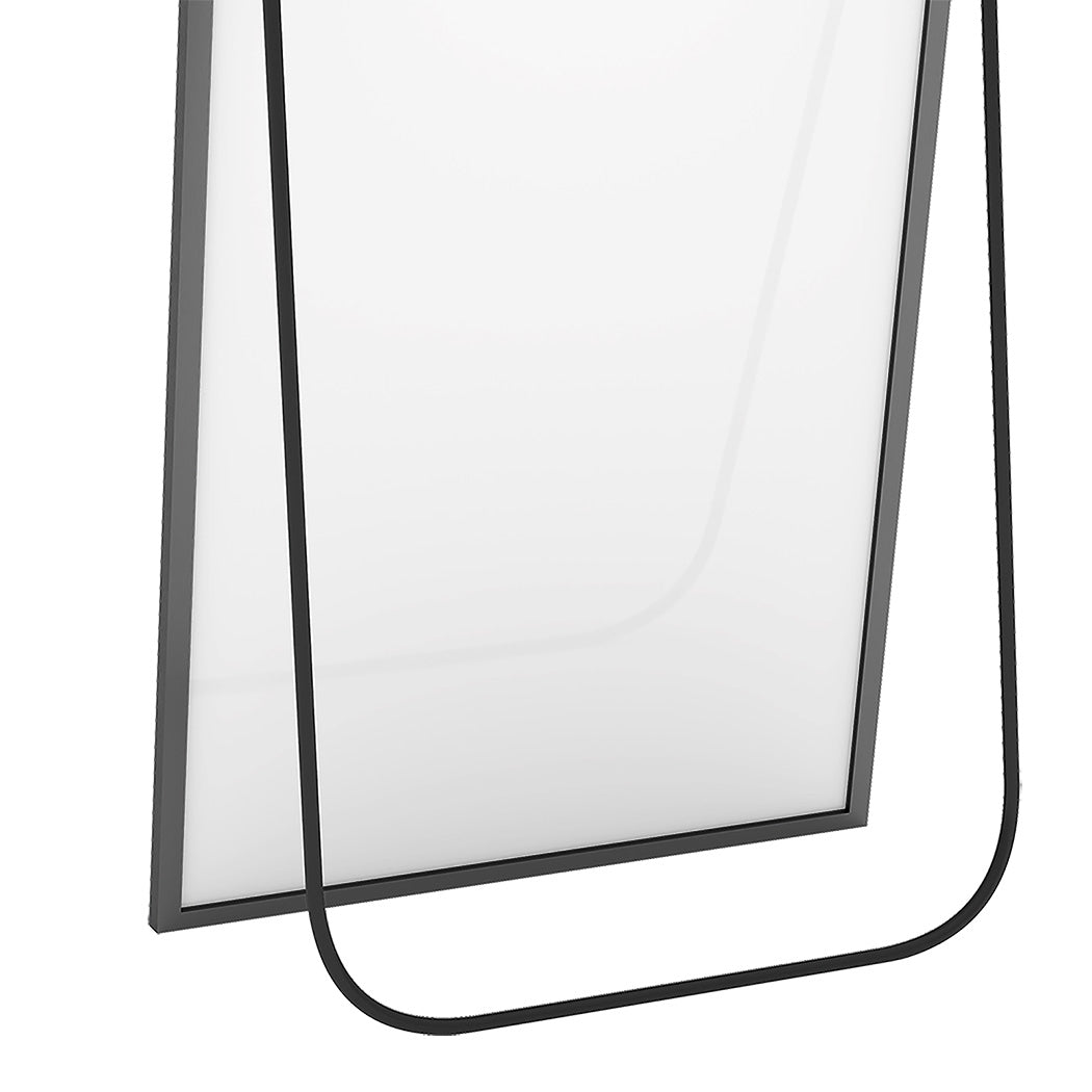 Yezi 165X60CM Full Length Mirror Wall Mounted Mirror Black-1950769998414876676