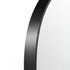Yezi Oval Wall Mirror 70x50cm Black Frame Bathroom Wall Mounted Vanity Mirror-2050059009389629444