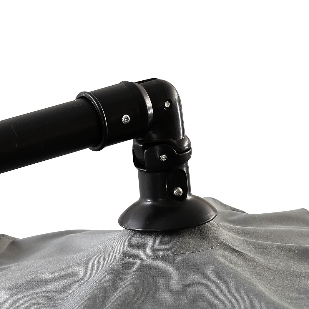 Mountview 3M Outdoor Umbrella Cantilever Grey With Base-1864184442336186372