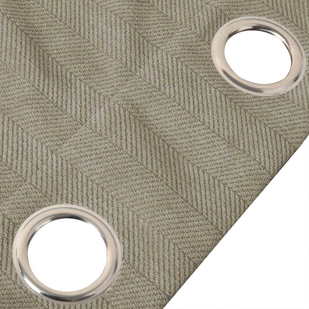 Marlow 2XBlockout Curtains Chenille 180x250 Coffee CD1016-180x250-DG-2065254607461945348