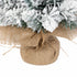 Santaco Christmas Tree 49cm Mini Christmas Tree LED Lights Snow Flocked PVC-2100035037939503108