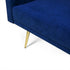 Levede Sofa Bed Convertible Velvet Lounge Recliner Couch Sleeper 3 Seater Blue-2006732804825681924