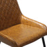 Dining Chairs x 4 Padded Seat PU Faux Leather-2065254414712705028