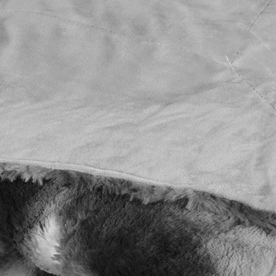 Dreamz Luxury Tie-dyed Blanket Grey 127cm x 152cm-1894516718584336388