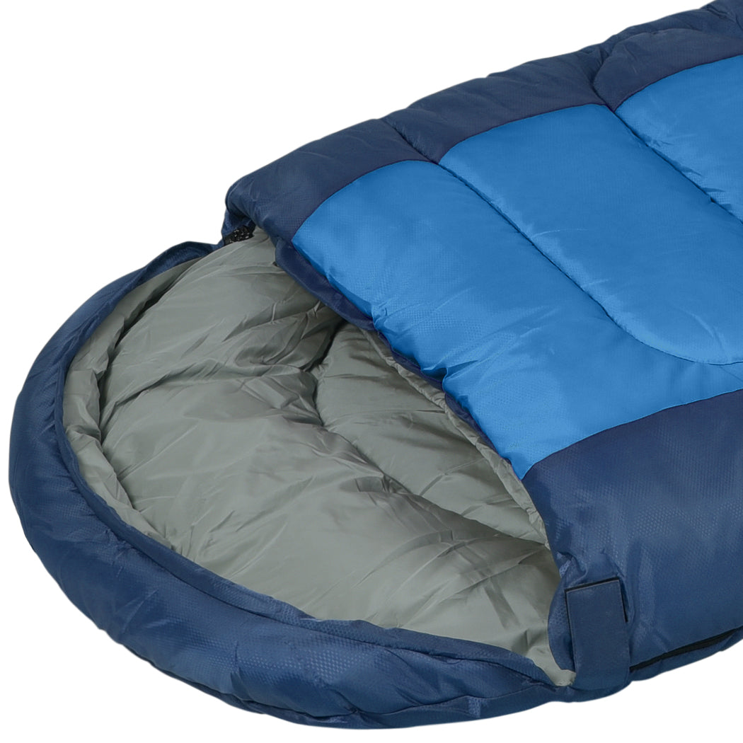 Mountview Sleeping Bag Outdoor Camping Blue-2065254371293270020