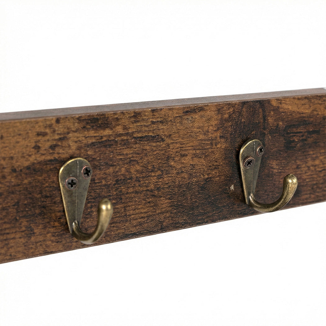 Levede Mug Rack 8 Hook Storage Holder Stand Kitchen Counter Cup Organizer Rustic-2072893556493783044