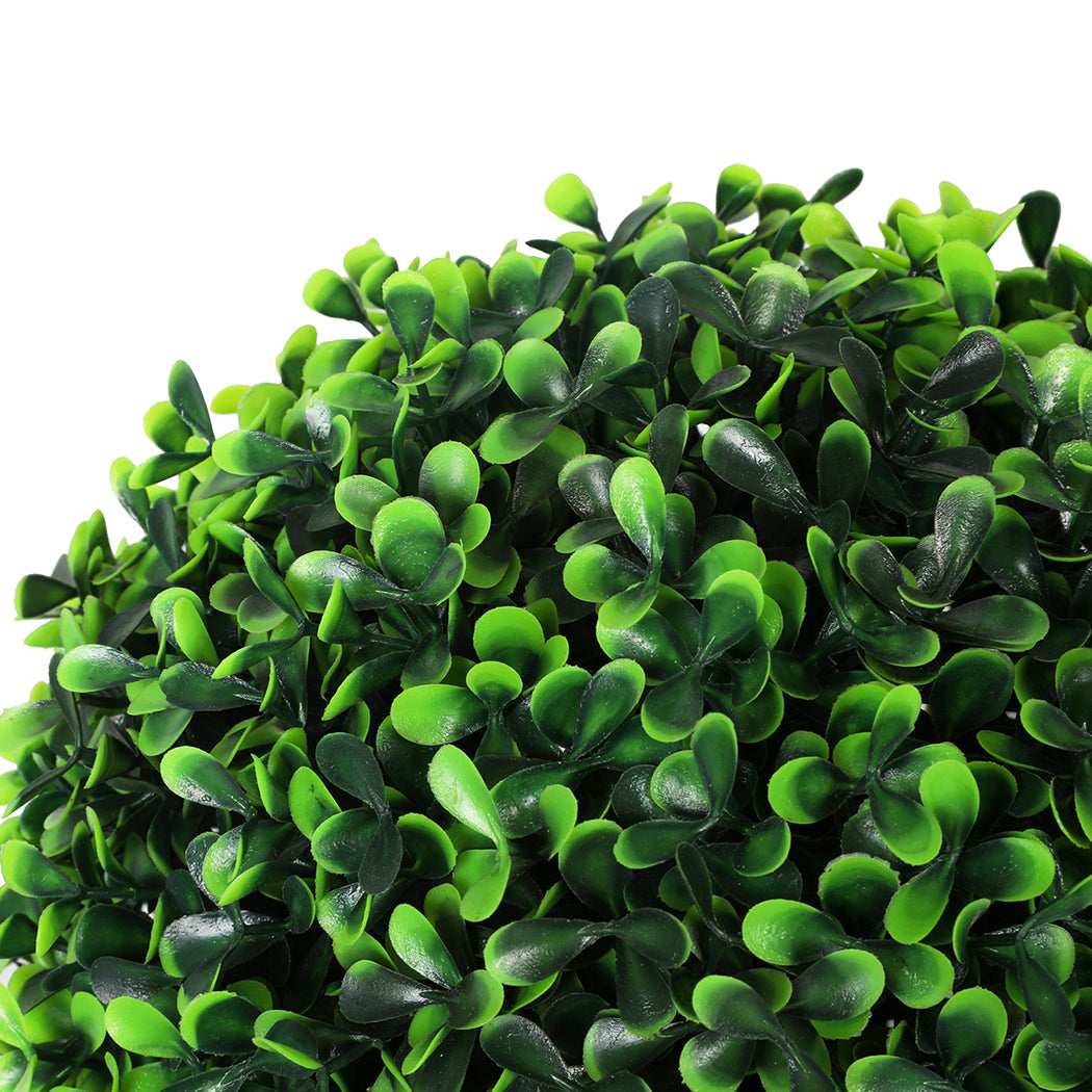 Lambu Artificial Triple Ball Boxwood Trees-2006732894076276740