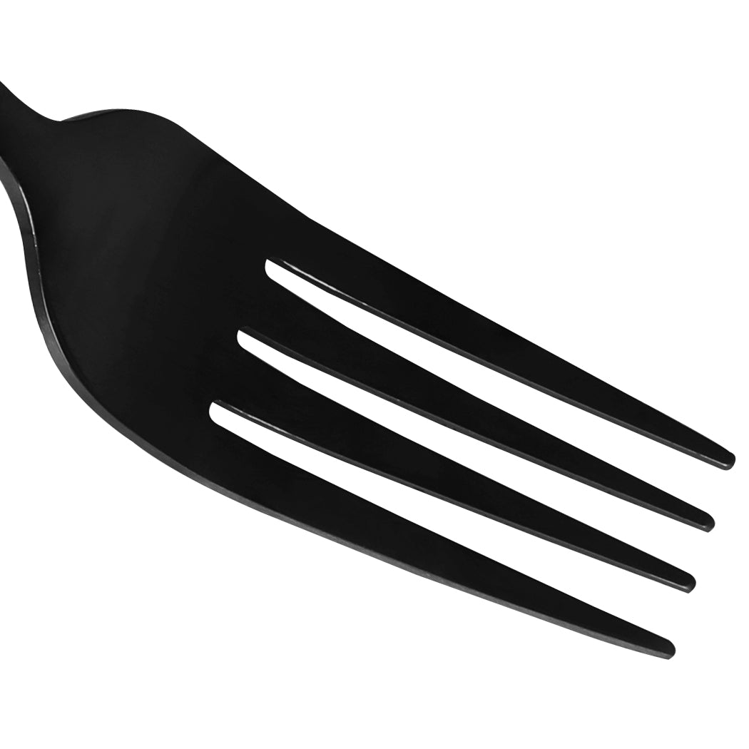 Stainless Steel Cutlery Set Travel Knife Black-1864184347029016580