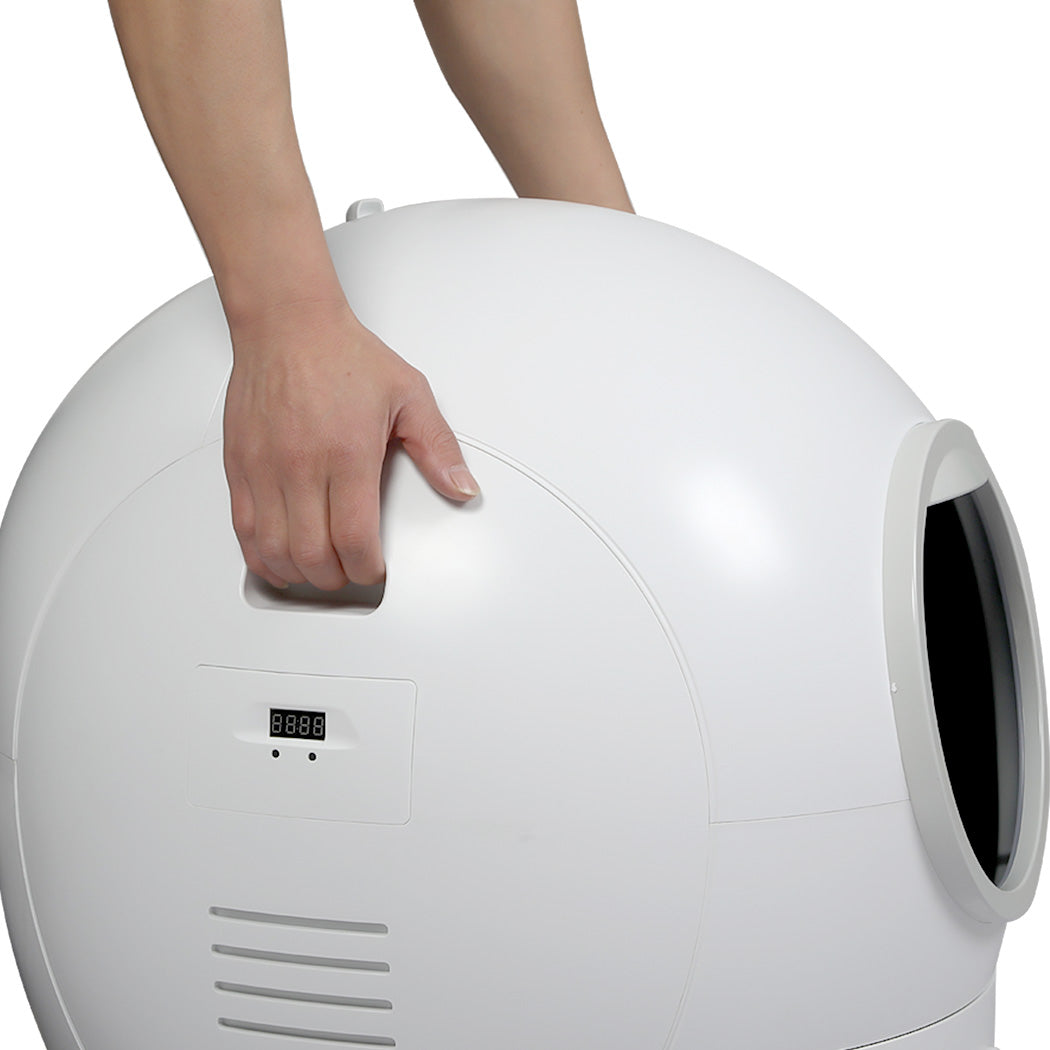 Pawz Self Cleaning Cat Litter Box Large Enclosed Toilet-1919278360635248644