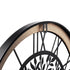Yezi Wall Clock 40cm Vintage Tree Design Silent Quartz Iron Wood Black-2100034941327904772