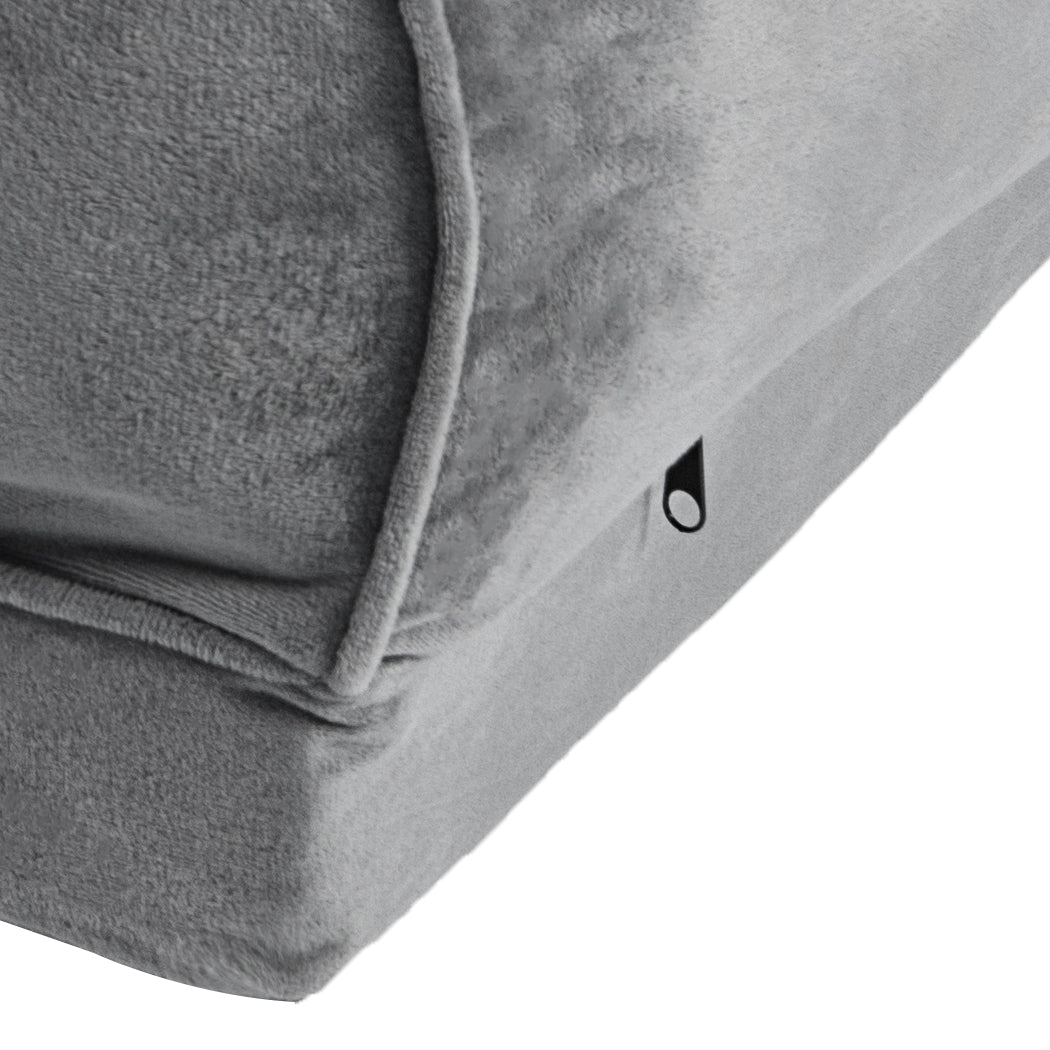 PaWz Pet Bed Sofa Dog Bedding Soft Warm L Grey Large-2065254552239738884