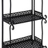 Levede Plant Stand 4 Tiers Outdoor Indoor Black-2006732932802285572