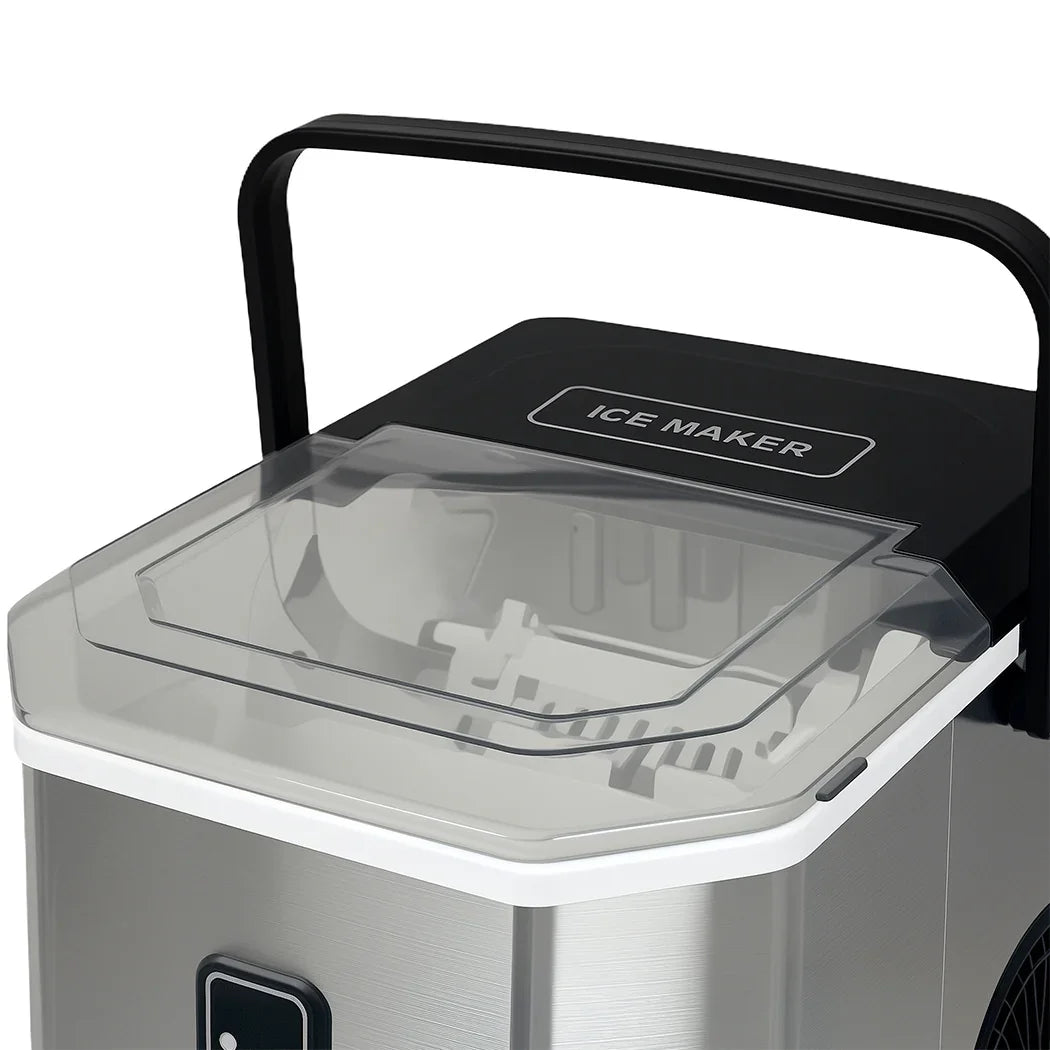 Spector Portable Ice Maker Machine Ice Cube Tray 12kg Bar Countertop Self Clean-2050056762438062084