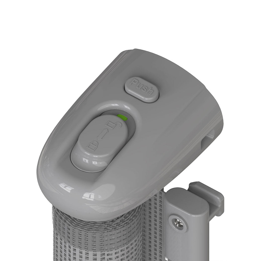 BoPeep Retractable Baby Safety Gates 300cm Grey 300 cm-1910112818594713604