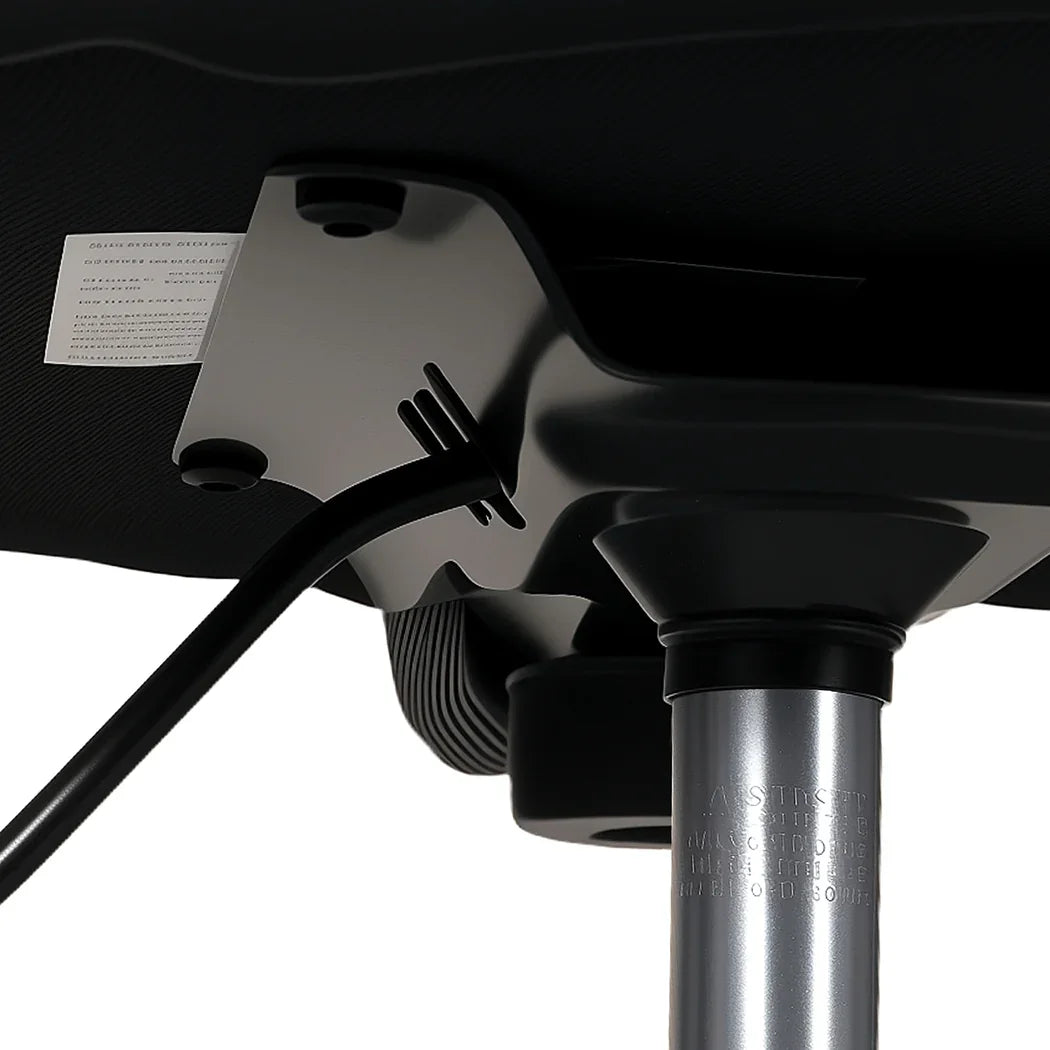 Levede Swivel Office Chair Ergonomic Stool Height Adjustable Footrest Backrest-2050056760940695556