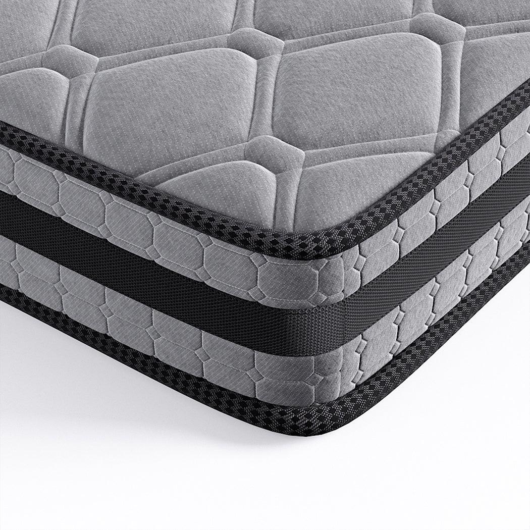 Metal Bed Frame Mattress Base Set Wood Queen-2006733227687022596