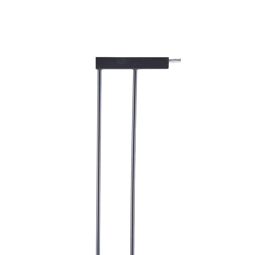 Levede Baby Safety Gate Adjustable Pet Black 10cm Extension-1864183161085366276