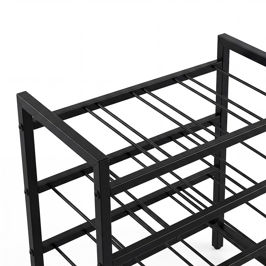 Levede Wine Rack 16 Bottle 4-Tier Metal Display Storage Organizer Adjustable Bar-2061251872504811524