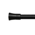 Marlow Black Curtain Rod Steel Quiet Rail Pole Pommel Set Extendable-2018816719925153796