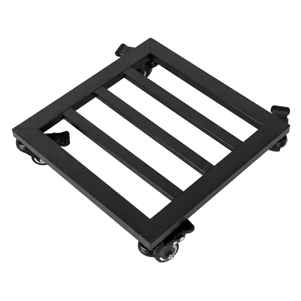 Toque Plant Pot Trolley Tray Stand Caddy with 360° Lockable Caster Wheels 2 Pcs-2061251871657562116
