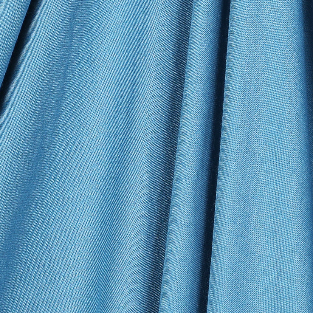 Dreamz 4pcs Double Size 100% Bamboo Bed Sheet Set in Blue Colour-1864183183050936324