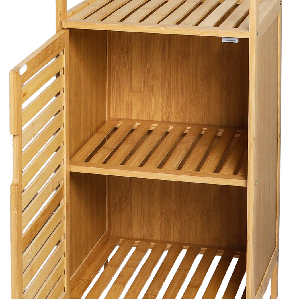 Levede  Bathroom Bamboo Storage Cabinet Natural