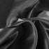DreamZ Silky Satin Sheets Fitted Flat Queen Black-1864183177682227204