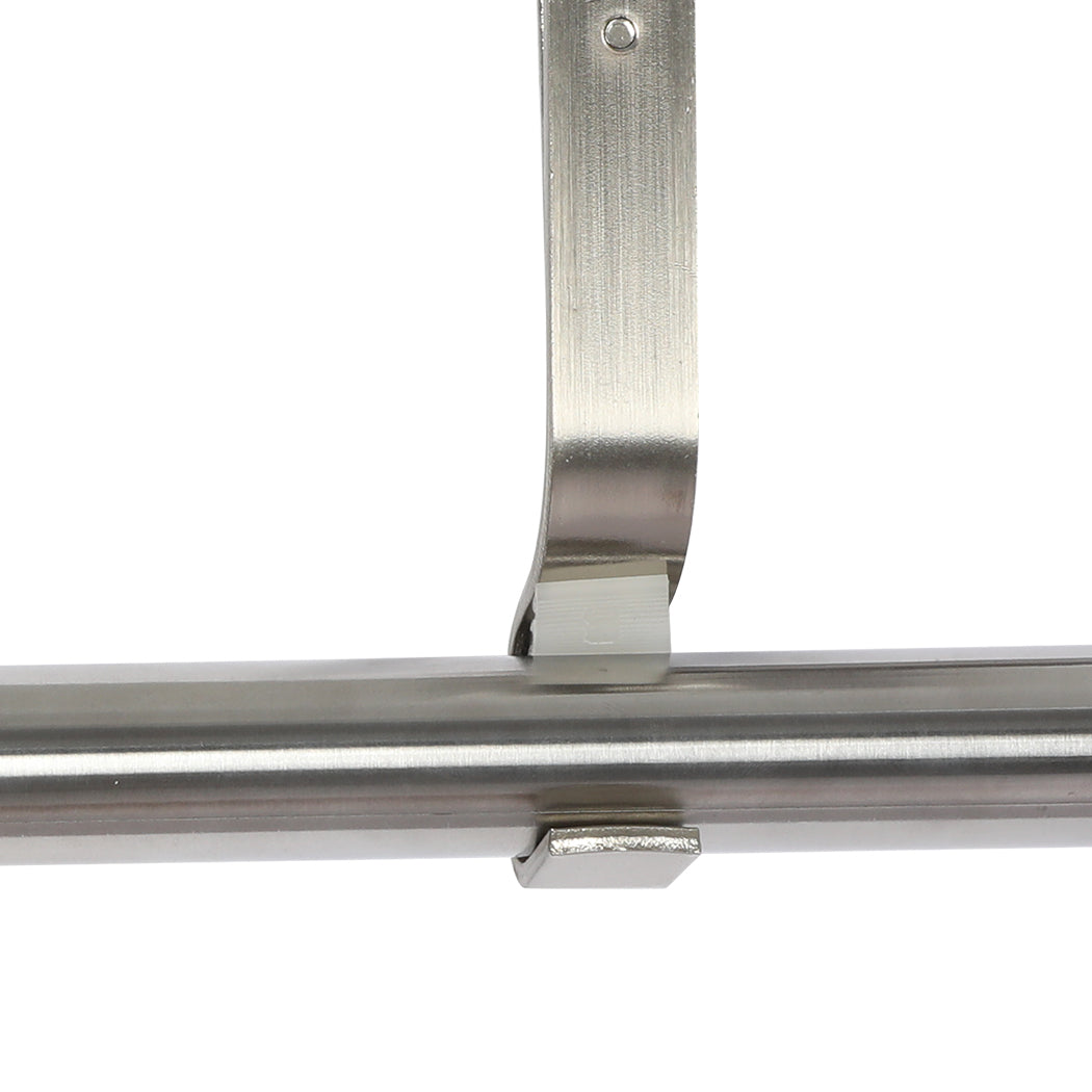 Marlow Steel Curtain Rod Quiet Rail Satin Nickel-1864183271538167812