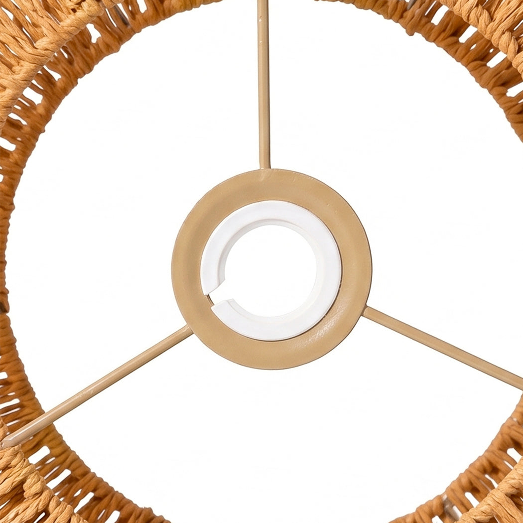 Emitto Ceiling Pendant Light Shade Boho Woven Lamp Cover Home Decor Yellow-2100034974035087364