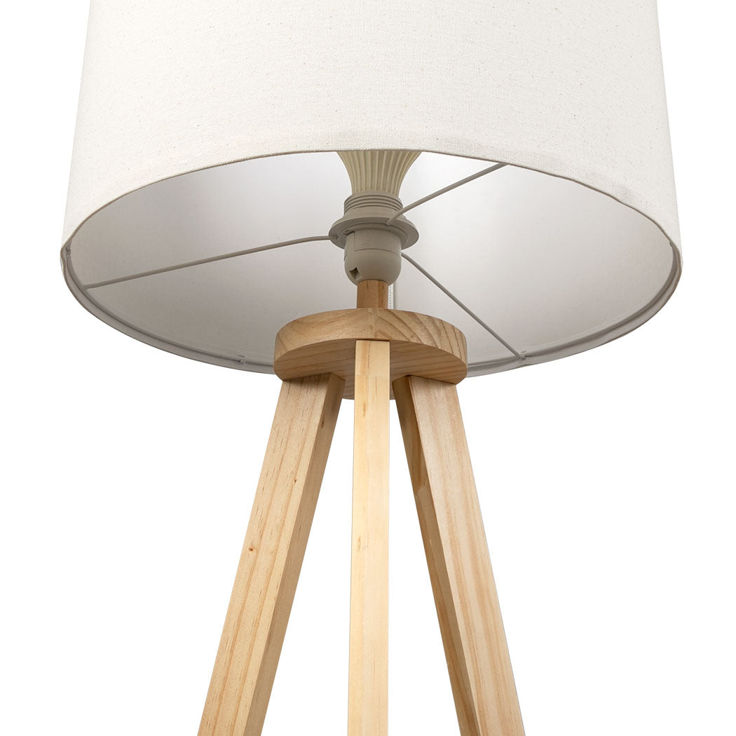 EMITTO Tripod Floor Lamp with Shelf-1864184397029314564