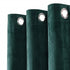 Marlow Blackout Curtains 2 Panels Velvet Room Darkening Eyelet Curtains Green-2072893568179113988