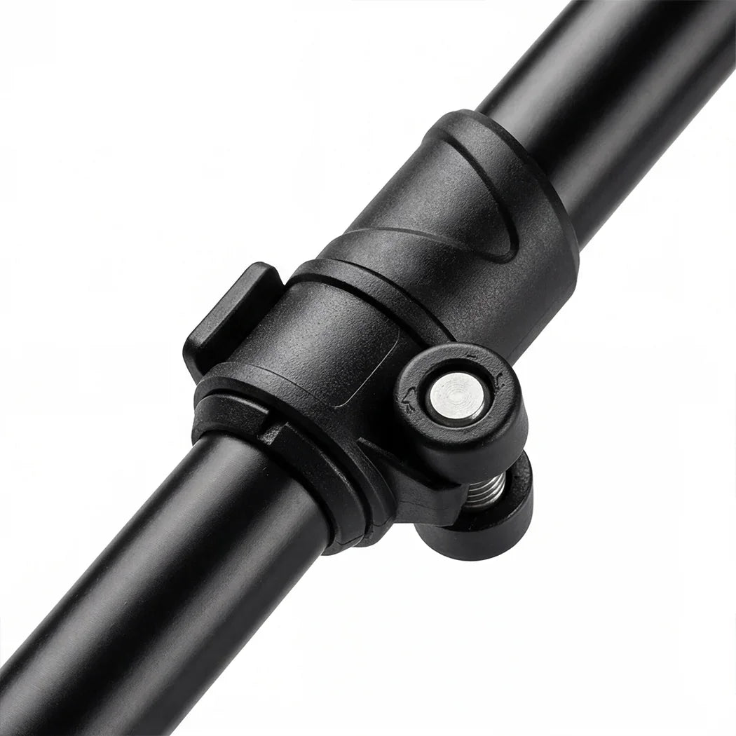 Mountview 2 Pcs Hiking Trekking Poles Walking Stick Adjustable Lightweight Black-2050059022798819332