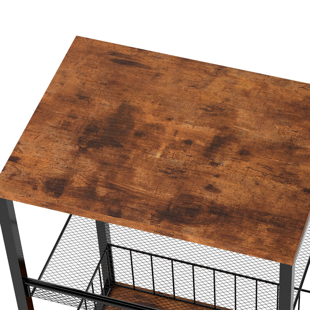 Levede Side Table 3-Tier Storage Shelf Modern Table-2011971113818656772