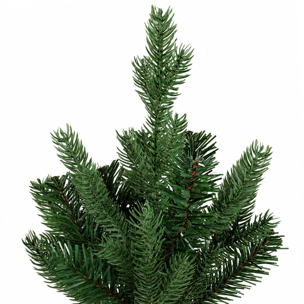 Santaco Christmas Tree 63cm Mini Xmas Tree 75 PVC Branches PVC Burlap Green-2100035037390049284