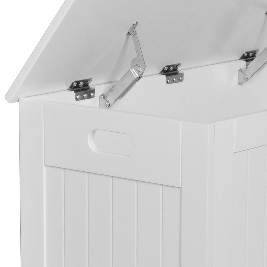 Levede Kids Toy Box Storage Chest Cabinet White-1973193727614783492